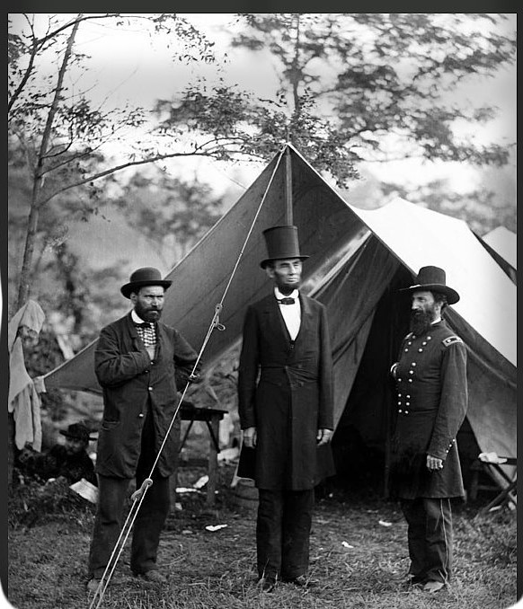lincoln meets mcclellan at Antietam