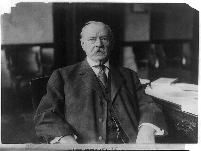 grover cleveland seated