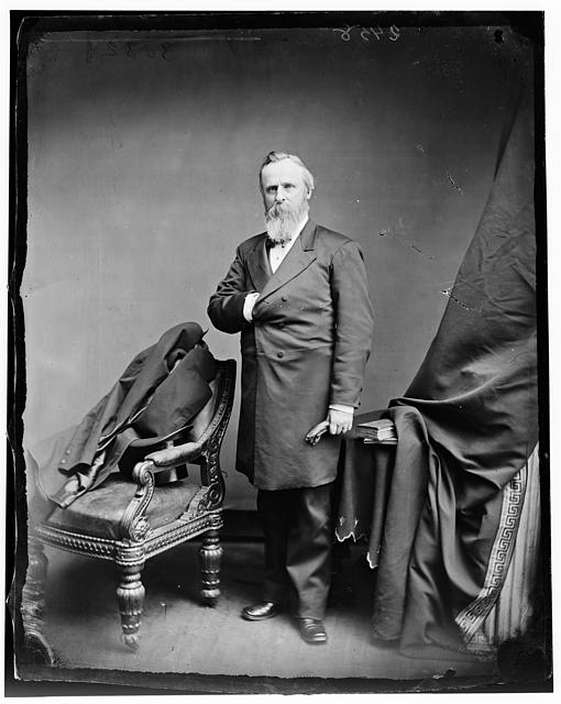 president hayes standing