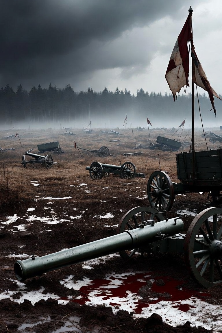 empty civil war battlefield